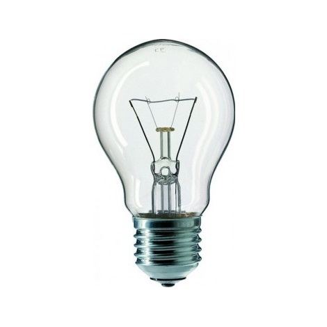 Heavy-duty bulb CLEAR A55 E27/25W/240V