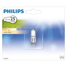 Heavy-duty bulb Philips ECOHALO G9/18W/230V 2800K