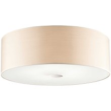 Ideal Lux - Ceiling light WOODY 5xE27/60W/230V d. 60 cm beige
