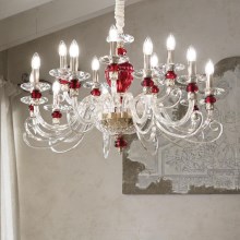Ideal Lux - Chandelier on a string BARONET 15xE14/40W/230V