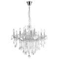 Ideal Lux - Crystal chandelier 12xE14/40W/230V