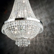 Ideal Lux - Crystal chandelier on a chain CAESAR 12xG9/40W/230V