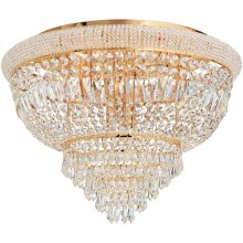 Ideal Lux - Crystal surface-mounted chandelier DUBAI 24xE14/28W/230V