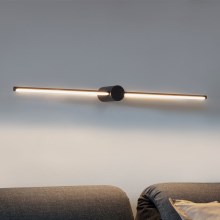 Ideal Lux - LED Bathroom mirror lighting FILO LED/12,5W/230V IP44 black