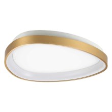 Ideal Lux - LED Ceiling light GEMINI LED/23W/230V d. 42,5 cm gold