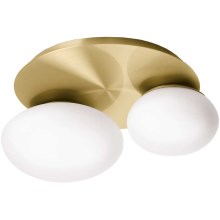 Ideal Lux - LED Ceiling light NINFEA 2xLED/9W/230V gold