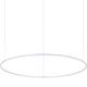 Ideal Lux - LED Chandelier on a string HULAHOOP LED/46W/230V d. 100 cm white