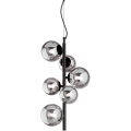 Ideal Lux - LED Chandelier on a string PERLAGE 6xG9/3W/230V black