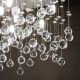 Ideal Lux - LED Crystal ceiling light MOONLIGHT 12xG9/3W/230V d. 60 cm chrome