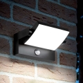 Ideal Lux - LED Outdoor wall light with a sensor SWIPE LED/20,5W/230V IP54 anthracite