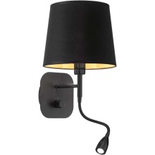 Ideal Lux - LED Wall lamp NORDIK 1xE14/40W + LED/1,5W/230V