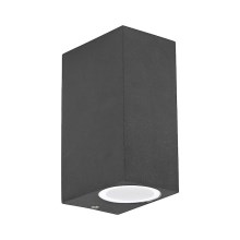 Ideal Lux - Outdoor wall light 2xE27/28W/230V anthracite