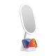 LED Dimmable cosmetic mirror with wireless charging LED/18W/230V