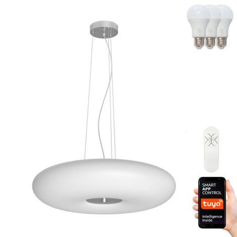 Immax NEO 07060L- LED Dimmable chandelier on a string FUENTE 3xLED/8,5W/100-240V 60cm Tuya