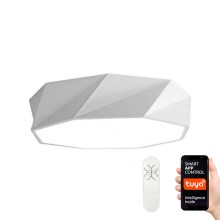 Immax NEO 07131-W60 - LED SMART Dimmable ceiling light DIAMANTE white LED/43W/230V + remote control 60cm Tuya ZigBee