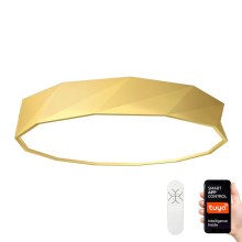 Immax NEO 07132-G80 - LED SMART Dimmable ceiling light DIAMANTE LED/60W/230V gold 80 cm Tuya ZigBee + remote control