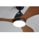 Immax NEO 07141-B - LED Ceiling fan NEO LITE FRESCO LED/18W/230V Tuya Wi-Fi black/brown+ remote control