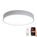 Immax NEO 07143-GR80 - LED Dimmable ceiling light RONDATE LED/65W/230V Tuya grey + remote control
