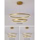 Immax NEO 07159-G80-60 - LED Dimmable chandelier on a string FINO LED/93W/230V Tuya gold + remote control