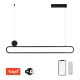 Immax NEO 07231L - LED Dimmable chandelier on a string NEO LITE OVALE LED/50W/230V 2700-6500K Wi-Fi Tuya + remote control