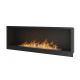 InFire - Built-in BIO fireplace 120x50 cm 3kW black