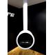 InFire - Hanging BIO fireplace d. 70 cm 3kW white