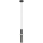 ITALUX - Chandelier on a string ISIDORA 1xGU10/25W/230V anthracite/chrome