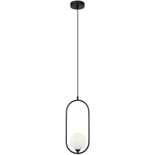 ITALUX - Chandelier on a string LUPUS 1xG9/25W/230V black