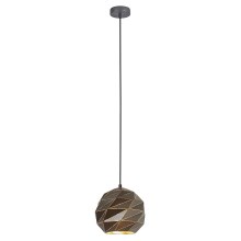 ITALUX - Chandelier on a string PALERMO 1xE27/40W/230V d. 23 cm anthracite