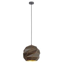 ITALUX - Chandelier on a string PALERMO 1xE27/40W/230V d. 32 cm anthracite