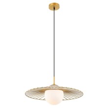 ITALUX - Chandelier on a string SALLY 1xE27/40W/230V gold
