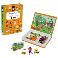 Janod J02721 - Magnetic interactive set  MAGNETIBOOK seasons of the year