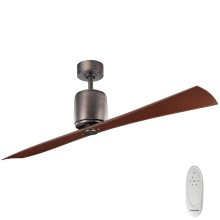 Kichler - Ceiling fan FERRON brown + remote control