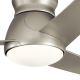 Kichler - LED Dimmable ceiling fan ERIS LED/10W/230V chrome IP44 + remote control