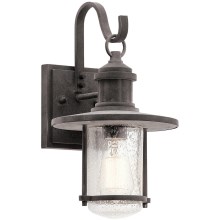 Kichler - Outdoor wall light RIVERWOOD 1xE27/100W/230V IP44 anthracite