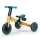 KINDERKRAFT - Children's push bike 3in1 4TRIKE yellow/turquoise