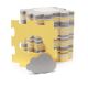 KINDERKRAFT - Foam puzzle LUNO 30pcs grey/yellow