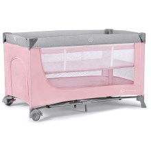 KINDERKRAFT select - Travel crib LEODY pink