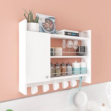 Kitchen wall shelf KNERR 65x85 cm white