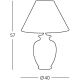 Kolarz A1354.71 - Table lamp GIARDINO 1xE27/100W/230V d. 40 cm