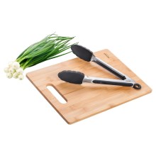 Lamart - Kitchen cutting board 30x22 cm + tongs