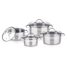 Lamart - Set of cookware 8 pcs stainless steel
