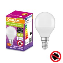 LED Antibacterial bulb P40 E14/4,9W/230V 4000K - Osram