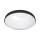 LED Bathroom ceiling light CIRCLE LED/12W/230V 4000K d. 25 cm IP44 black