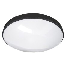 LED Bathroom ceiling light CIRCLE LED/24W/230V 4000K d. 37 cm IP44 black