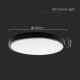 LED Bathroom ceiling light LED/18W/230V 6500K IP44 black