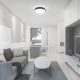LED Bathroom ceiling light LED/36W/230V 4000K IP44 black