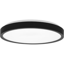 LED Bathroom ceiling light LIRA LED/18W/230V 4000K d. 29,5 cm IP44 black