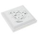 LED Bathroom ceiling light NYMPHEA LED/18W/230V 4000K IP44 square