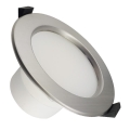 LED Bathroom suspended ceiling light LED/10W/230V 4000K silver IP44